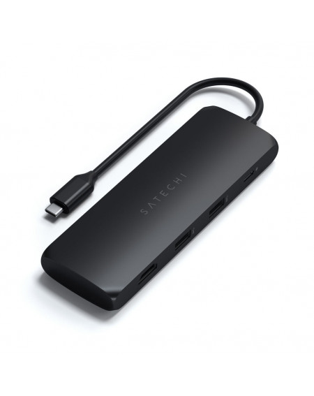 SATECHI HUB USB-C HYBRID MULTIPORT ADAPTER CON SSD - BLACK