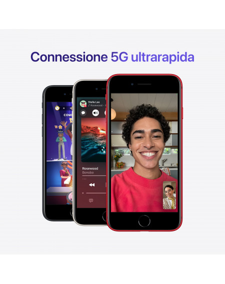 iPhone SE 2022 256GB Mezzanotte - Prodotto rigenerato grado AAA