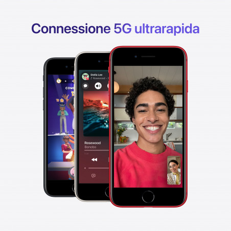 iPhone SE 2022 256GB Mezzanotte - Prodotto rigenerato grado AAA