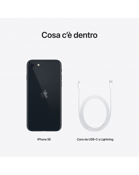 iPhone SE 2022 256GB Mezzanotte - Prodotto rigenerato grado AAA