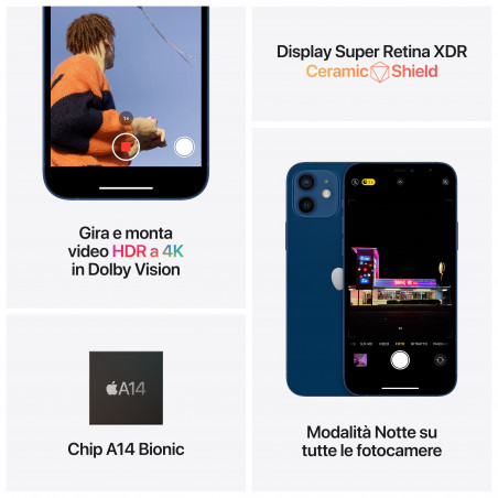 iPhone 12 128GB White  - Prodotto rigenerato di grado A
