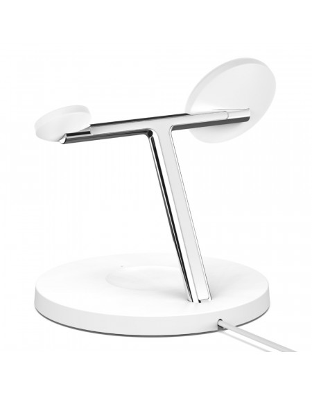 Stand di ricarica wireless magsafe 3 in 1 w.watch fast charge - white