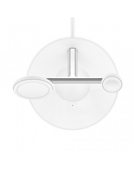 Stand di ricarica wireless magsafe 3 in 1 w.watch fast charge - white