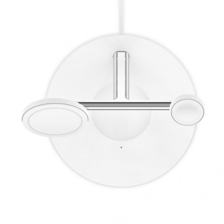 Stand di ricarica wireless magsafe 3 in 1 w.watch fast charge - white