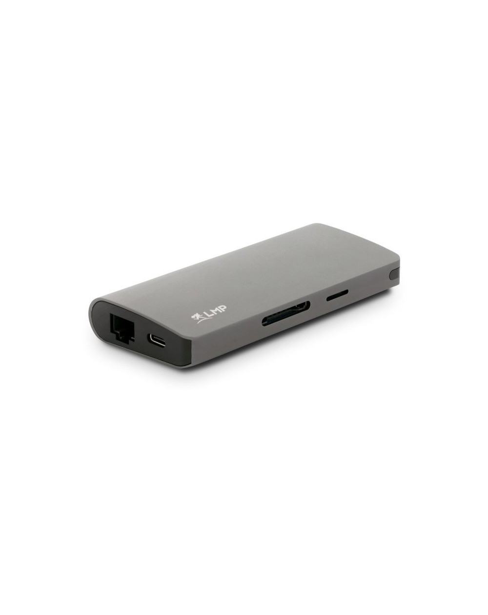 LMP Travel dock USB-C 4k 9 porte Space Gray LMP Travel dock USB-C 4k 9 porte Space Gray