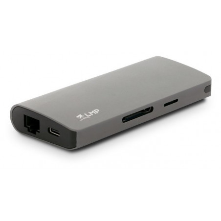 LMP Travel dock USB-C 4k 9 porte Space Gray