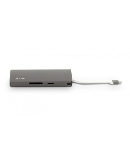 LMP Travel dock USB-C 4k 9 porte Space Gray