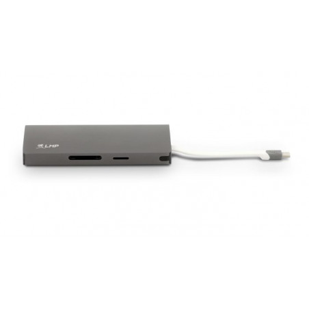 LMP Travel dock USB-C 4k 9 porte Space Gray