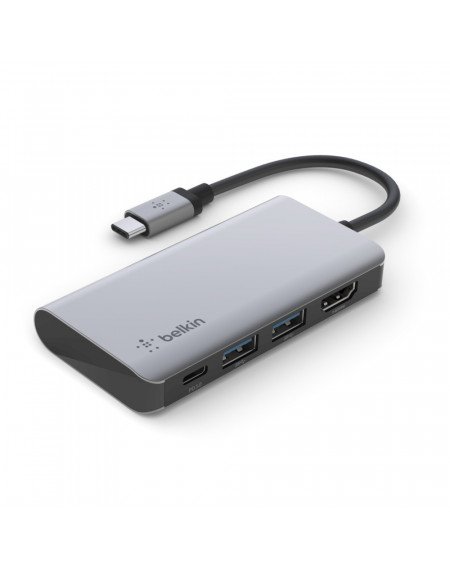 4-IN-1 USB-C MULTI-PORT MULTIMEDIA HUB