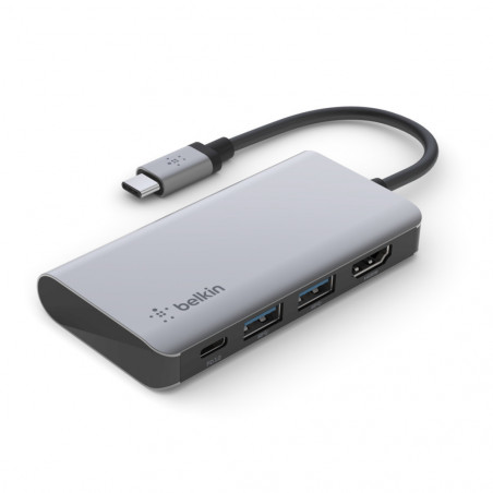 4-IN-1 USB-C MULTI-PORT MULTIMEDIA HUB