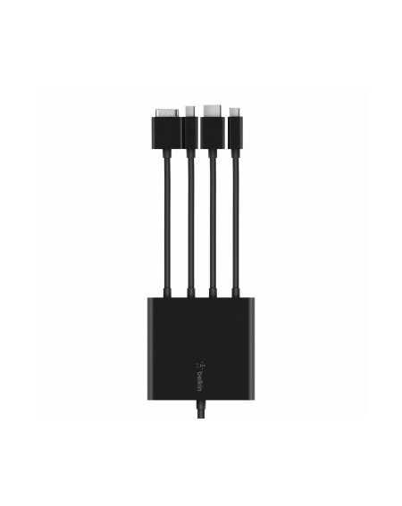 ADATTATORE HDMI MULTIPORTA CON VGA + USB-C + HDMI + MINI DISPLAYPORT