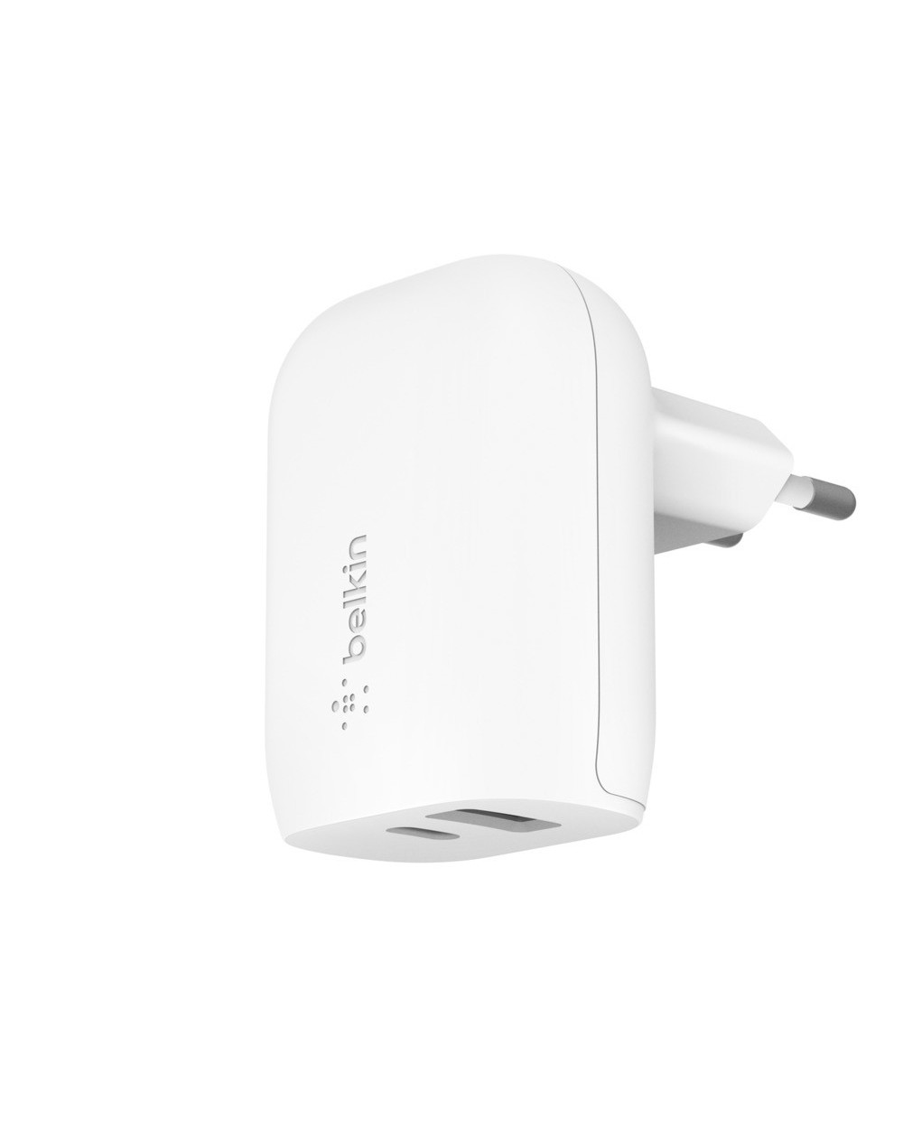 CARICABATTERIE CON PORTA USB-C 20W + PORTA USB-A 12W CARICABATTERIE CON PORTA USB-C 20W + PORTA USB-A 12W