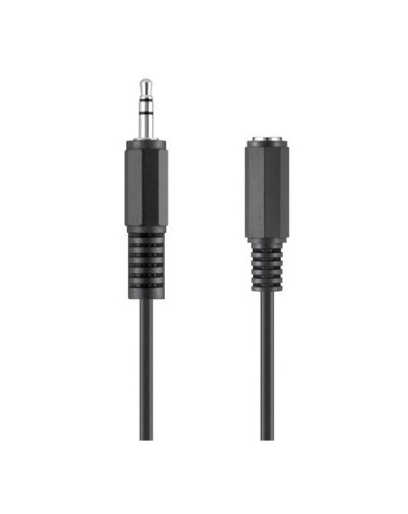 AUDIO CABLE 3.5MM M F 3.5M BLACK