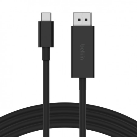 USB-C TO DISPLAYPORT 1.4 2M CABLE - BLACK