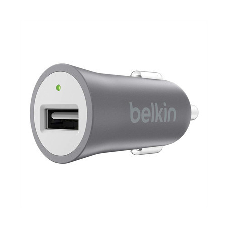 MINI CARICABATTERIE USB DA AUTO METALLICO MIXIT 2,4 A 5W - GREY