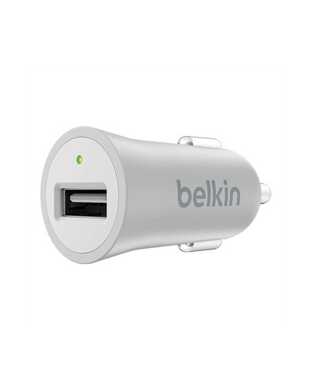 MINI CARICABATTERIE USB DA AUTO METALLICO MIXIT 2,4 A 5W - SILVER