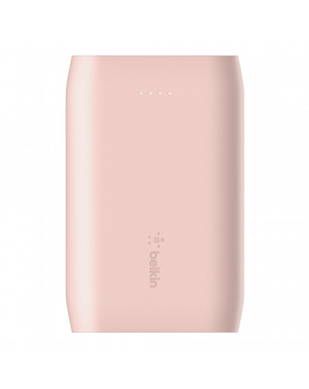 POWERBANK 10K 15W USB-C IN OUT + MICRO USB IN - ROSA