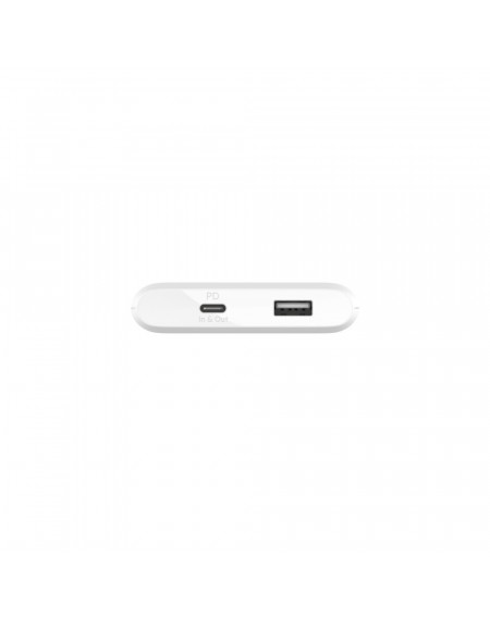 POWERBANK 10K 18W PD USB-C IN OUT - BIANCO