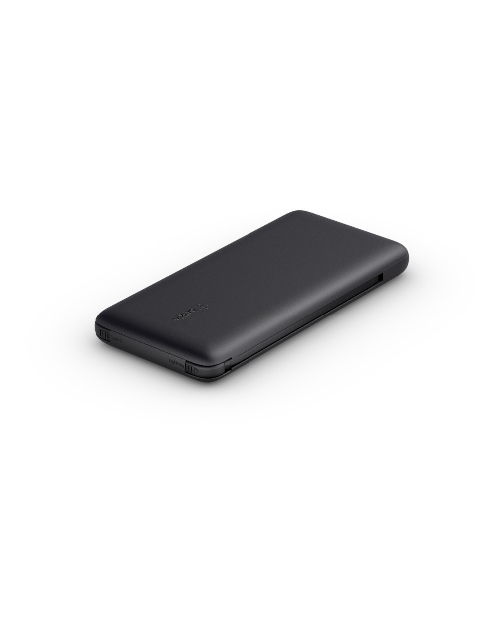 POWERBANK 10K 23W PD USB-C IN OUT E LIGHTNING OUT CAVI INCLUSI - NERO POWERBANK 10K 23W PD USB-C IN OUT E LIGHTNING OUT CAVI INCLUSI - NERO