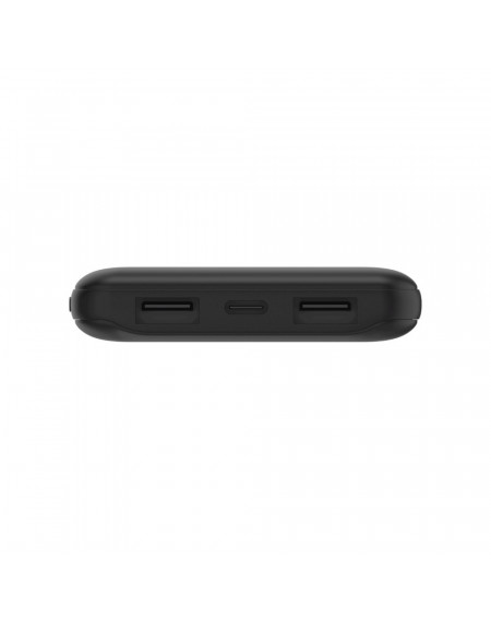 POWERBANK 10K CON CAVO USB-A USB-C - NERO