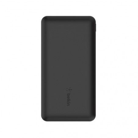 POWERBANK 10K CON CAVO USB-A USB-C - NERO