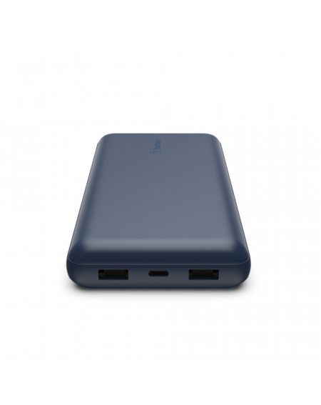 POWERBANK 15W 20K CON CAVO USB-A USB-C - BLU