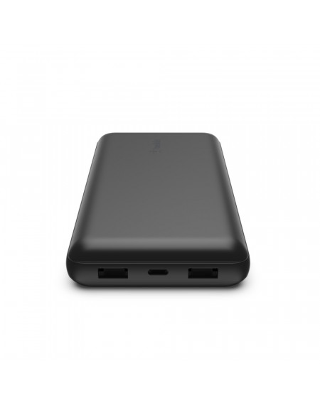 POWERBANK 15W 20K CON CAVO USB-A USB-C - NERO