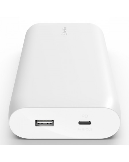 POWERBANK 20K 30W PD USB-C IN OUT - BIANCO