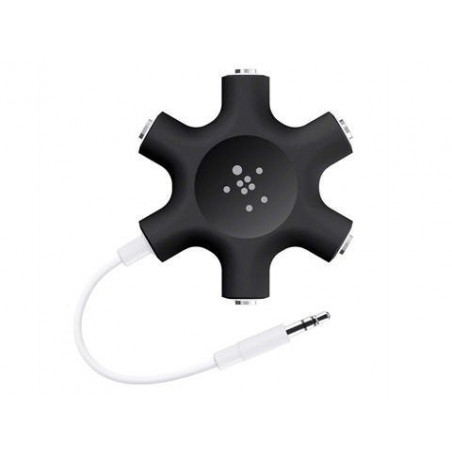 ROCKSTAR - 5-WAY AUDIO SPLITTER WHITE