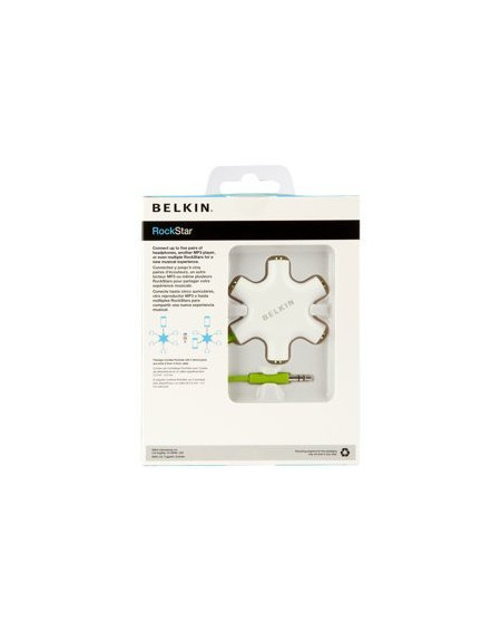 ROCKSTAR -  SPLITTER AUDIO 5 VIE BIANCO
