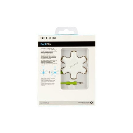 ROCKSTAR -  SPLITTER AUDIO 5 VIE BIANCO