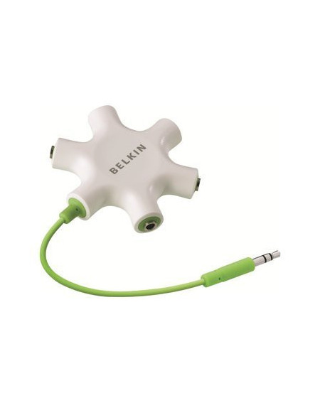 ROCKSTAR - 5-WAY AUDIO SPLITTER WHITE