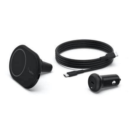 SUPPORTO DA AUTO MAGNETICO CON RICARICA WIRELESS + CLA