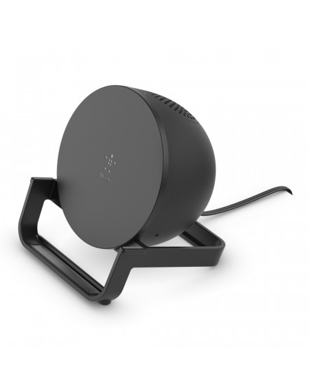 10W WIRELESS CHARGING STAND WITH SPEAKER - BLACK