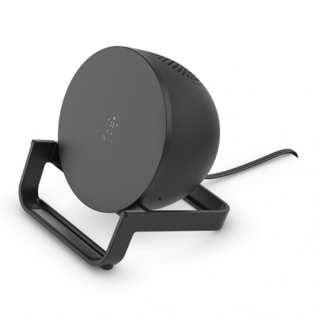 SUPPORTO DI RICARICA WIRELESS 10W CON SPEAKER - NERO