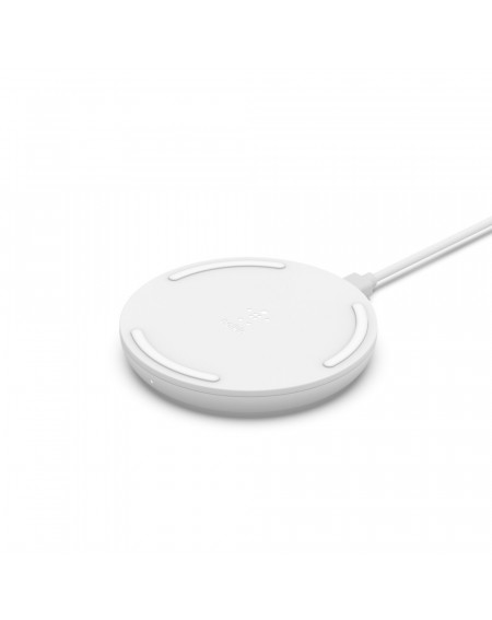 TAPPETINO DI RICARICA WIRELESS 15W SENZA ALIMENTATORE - BIANCO