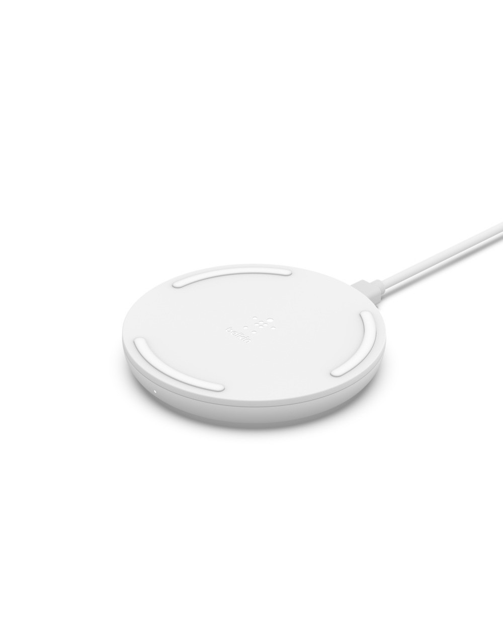TAPPETINO DI RICARICA WIRELESS 15W SENZA ALIMENTATORE - BIANCO TAPPETINO DI RICARICA WIRELESS 15W SENZA ALIMENTATORE - BIANCO