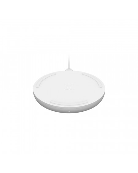 TAPPETINO DI RICARICA WIRELESS 15W SENZA ALIMENTATORE - BIANCO