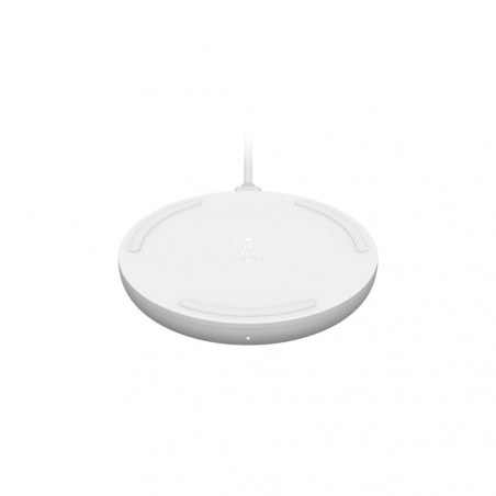 TAPPETINO DI RICARICA WIRELESS 15W SENZA ALIMENTATORE - BIANCO