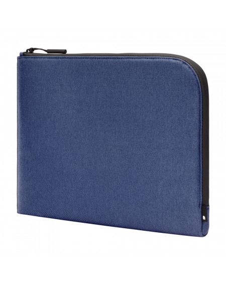 Incase - Sleeve Facet in tessuto spigato riciclato per MacBook 16'' - Blu Navy