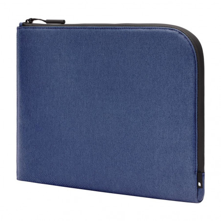 Incase - Sleeve Facet in tessuto spigato riciclato per MacBook 16'' - Blu Navy