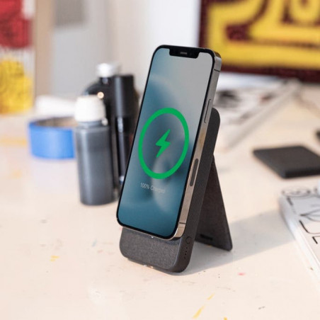 mophie - Snap+ Batteria Portatile 10K con stand per iPhone con MagSafeÂ® - Nero