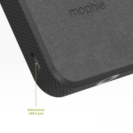 mophie - Snap+ Batteria Portatile 10K con stand per iPhone con MagSafeÂ® - Nero