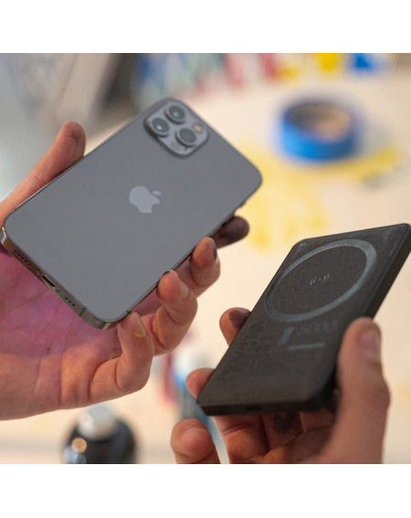 mophie - Snap+ Batteria Portatile 5K per iPhone con MagSafe® (juice pack) - Nero