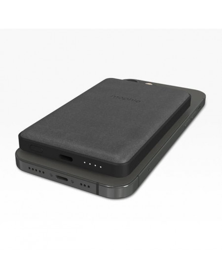mophie - Snap+ Batteria Portatile 5K per iPhone con MagSafe® (juice pack) - Nero