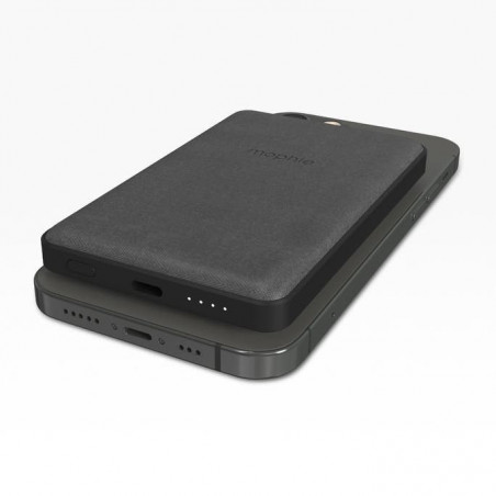 mophie - Snap+ Batteria Portatile 5K per iPhone con MagSafe® (juice pack) - Nero