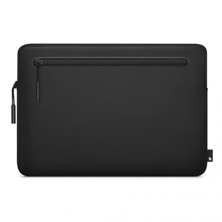 Compact Sleeve with Flight Nylon with Incase Zip Tag for MacBook Pro (14" 2023 - 2021) - Black