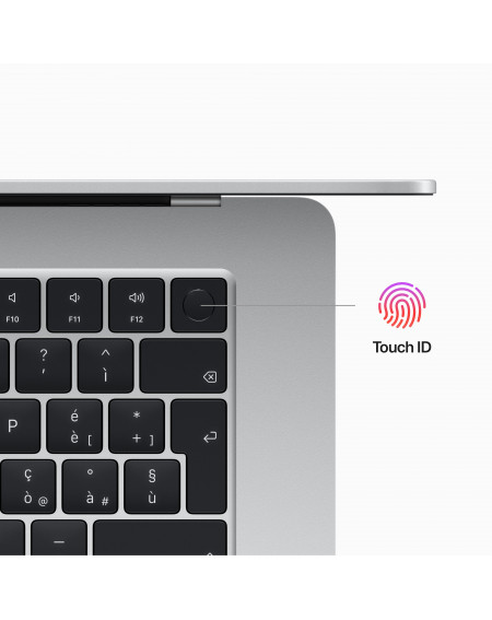 MacBook Air 15'' Apple M2 8-core CPU e 10-core GPU, HD 256GB - Argento