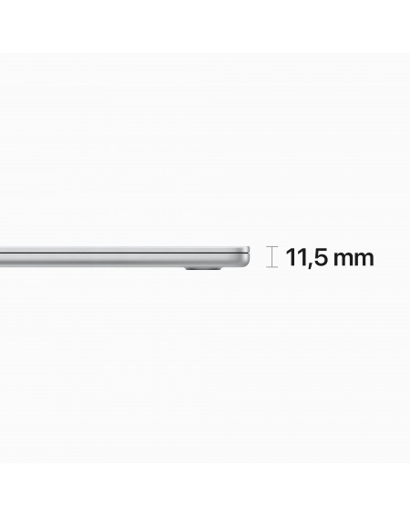 MacBook Air 15'' Apple M2 8-core CPU e 10-core GPU, HD 512GB - Argento