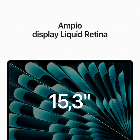 MacBook Air 15'' Apple M2 8-core CPU e 10-core GPU, HD 512GB - Argento